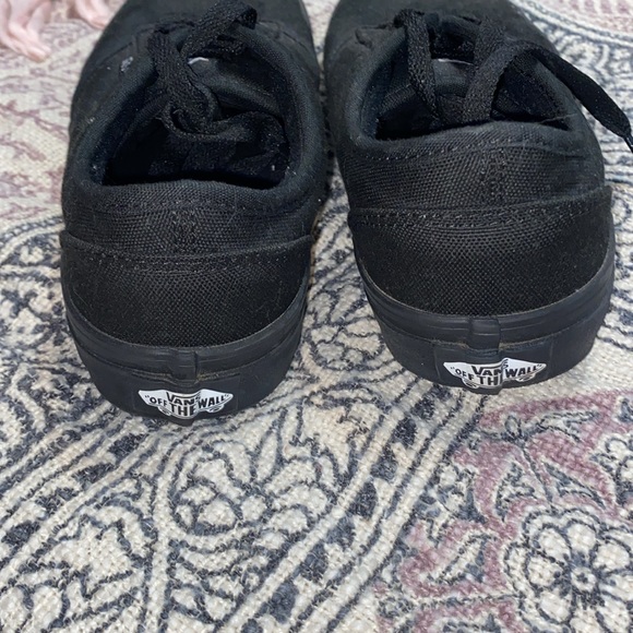 NWOT All black vans size 4.5 - Picture 4 of 5